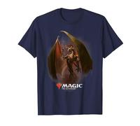 Magic: The Gathering Nicol Bolas The Elder Dragon T-Shirt, Homme, Bleu Marine, S