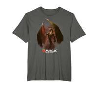 Magic: The Gathering Nicol Bolas The Elder Dragon T-Shirt, Homme Grandes Tailles, Asphalte, 5X Tall