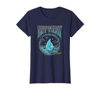 Magic: The Gathering Not Today Blue Mana Artistic Portrait T-Shirt, Femme, Bleu Marine, XXL