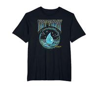 Magic: The Gathering Not Today Blue Mana Artistic Portrait T-Shirt, Homme Grandes Tailles, Noir, 4X Tall