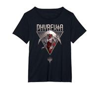 Magic: The Gathering Phyrexia All Will Be One Elesh Norn V2 T-Shirt, Femme Grandes Tailles, Noir, 5X