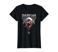 Magic: The Gathering Phyrexia All Will Be One Elesh Norn V2 T-Shirt, Femme, Noir, L