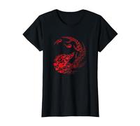 Magic The Gathering Red Mana Symbol T-Shirt, Femme, Noir, 3XL