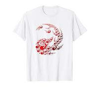 Magic The Gathering Red Mana Symbol T-Shirt, Homme, Blanc, 5XL