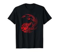 Magic The Gathering Red Mana Symbol T-Shirt, Homme, Noir, L