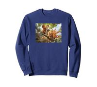 Magic: The Gathering Squirrel Mob Graphic Sweatshirt, Unisexe pour Adultes, Bleu Marine, S