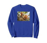 Magic: The Gathering Squirrel Mob Graphic Sweatshirt, Unisexe pour Adultes, Bleu Royal, L