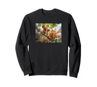Magic: The Gathering Squirrel Mob Graphic Sweatshirt, Unisexe pour Adultes, Noir, XL