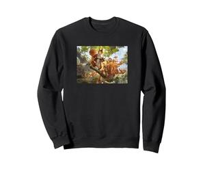 Magic: The Gathering Squirrel Mob Graphic Sweatshirt, Unisexe pour Adultes, Noir, XXL