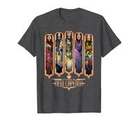 Magic The Gathering Streets of New Capenna Bosses T-Shirt, Homme, Chiné Foncé, 3XL