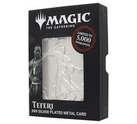 Magic The Gathering - Teferi - Carte Plaquée Argent Collector