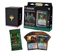Magic: The Gathering The Lord of The Rings: Tales of Middle-Earth Commander Deck - Food & Fellowship (100-Card Deck, 2-Card Collector Booster Sample Pack + Accessories) (Version Anglaise)