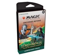 Magic: The Gathering The Lord of The Rings: Tales of Middle-Earth Jumpstart Booster 2-Pack - Combine for 1 Jumpstart Deck (40 Cards, Including Lands) (Version Anglaise)