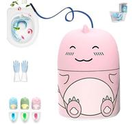 Magic Toilet Cleaning Bottle,Cute Dinosaur Automatic Toilet Bowl Cleaner BottleDeodorizer,1 Bot Use 3Months with Drawstring No Dirty Hands,3 Fragrances for Deep Cleaning & Stain Prevention (Ocean)