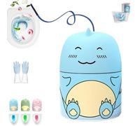 Magic Toilet Cleaning Bottle,Cute Dinosaur Automatic Toilet Bowl Cleaner BottleDeodorizer,1 Bot Use 3Months with Drawstring No Dirty Hands,3 Fragrances for Deep Cleaning & Stain Prevention (Jasmine)