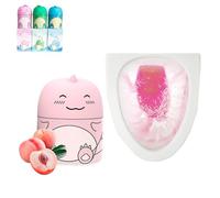 Magic Toilet Cleaning Bottle, The New 2025 Toilet Water Tank Cleaner,Cute Dinosaur-Shaped Toiletes Bowl Cleaner Bottle, with Ocean, Jasmine, And Peach Scent (Pink)