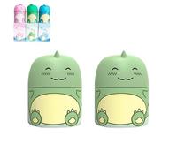 Magic Toilet Cleaning Bottle, The New 2025 Toilet Water Tank Cleaner,Cute Dinosaur-Shaped Toiletes Bowl Cleaner Bottle, with Ocean, Jasmine, And Peach Scent (Green * 2)