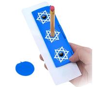 Magic Toy Creative Coin Trick, Pencil Penetrating Magic Set, Interactive Educational Props, Fun Engaging Entertaining Durable ABS Material 11.1x4x0.8cm for Kids Age 6+ Party Performance