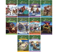 Magic Tree House Collection (10 Paperback Books) - Sea Otter Sunrise, Windy Night with Wild Horses, Time of the Turtle King, Rhinos at Recess, Sunlight on the Snow Leopard & More