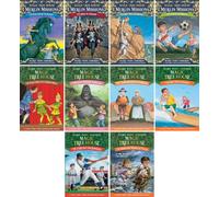 Magic Tree House Merlin Missions 10-Book Collection Set: Hurricane Heroes in Texas, A Big Day for Baseball, Thanksgiving on Thursday, High Tide in Hawaii & More