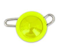 Magic Trout Plomb Chebu Premium pour hameçons de pêche à la Spinning Têtes plombées pour Poissons en Caoutchouc et leurres de pêche Jaune Fluo 0,7 g