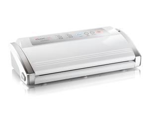 Magic Vac, Dinamika, Machine Sous Vide Alimentaire Multifonction Professionnelle, pour Sachets Sous Vide, Contenants et Marinades, avec Kit Sous Vide Alimentaire, Brevetée, Argent Blanc