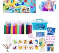 Magic Water Squishy, Magic Water Elf Toy Kit, Magic Water Elf Water Beads Kit, Fairy Water Gel Kit, DIY Magic Water Gel Bead Sensory Toy, 3D Magic Eco-Friendly Water Elf (100ml-12color)