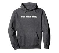 Magic Wish Maker Sweat à Capuche, Unisexe pour Adultes, Chiné Foncé, XL