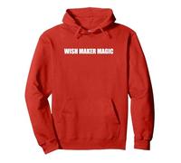 Magic Wish Maker Sweat à Capuche, Unisexe pour Adultes, Rouge, L