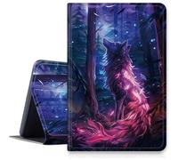 Magic Wolf - Étui pour iPad Pro 11" (modèle 2024, 5e génération), résistant aux chocs, en cuir synthétique, pliable, support réglable avec mise en veille/réveil automatique pour iPad Pro 11" 5e