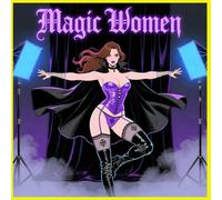 Magic Women | Natural And Diverse Women Drawn With Depth And Realism, Realistic Art Coloring, Beauty Coloring Pages, Detailed Line Art Book, Lingerie ... Well-Designed Bra Elements, Created For Calm,