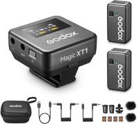 Magic Xt1 Microphone De Lavalier Sans Fil Pour Caméra, Android, Pc, 48Khz/24-Bit Audio, Récepteur Tactile, Suppression Du Bruit, 2.4G Portée Sans Fil 200M Pour Tiktok Vlog Youtuber[Z3268]