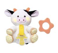 Magic Years 5 pouces Musical Light Up Paci-Buddy avec Teether for Baby 2 Piece Black and White Cow