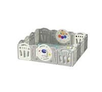 Magic ZC Parc Bebe Modulable et Pliable pour Enfants Intérieur Extérieur, Centre d'Activités pour Nourrissons avec Éponge Anti-collision (Y 12+2)