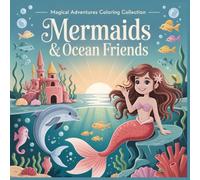 Magical Adventures Coloring Book Mermaids and Ocean Friends for Kids Ages 4-8: An Underwater World of Mermaids Dolphins and Sea Life to Color and Enjoy