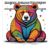 Magical Animals Coloring Book for Kids Ages 4-8: 33 Cute Creatures, Forest Friends, and Fairy Scenes for Fun & Creativity