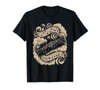 Magical Clarinet Surrounded by Musical Notes T-Shirt