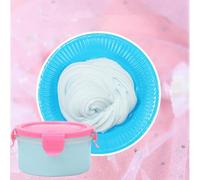Magical Cotton Slime Stretch Bigger Bubble Fruit Scent Moelleux Fini Jouet Moussant 300 Ml, Bleu