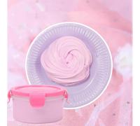 Magical Cotton Slime Stretch Bigger Bubble Fruit Scent Moelleux Fini Jouet Moussant 300 Ml, Rose