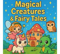 Magical Creatures & Fairy Tales: Kawaii Fantasy Coloring Book for Adults & Teens: Cute and Cozy Unicorns, Dragons, Fairies & Storybook Scenes for ... and Relaxation (Kawaii Cozy Coloring Series)