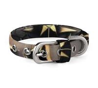 Magical Design Collier pour chien avec boussole runes nordiques réglable doux et confortable avec boucle en métal pour animal domestique de petite et moyenne taille