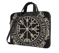 Magical Design Housse pour ordinateur portable Motif runes nordiques boussole étanche 15,6 pouces
