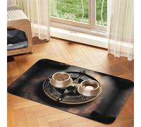 Magical Design Nappe en cuir absorbant pour animal domestique Motif runes nordiques boussole Convient pour chiens ou chats