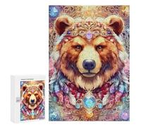 Magical Fantasy Bear Artwork Puzzle 1000 Pièces Educa Jouet en Bois Cadeau Unique Décoration Intérieure Jeu Éducatif Challenge Toy Adultes Et Enfants À Partir De 14 Ans 300 PCS