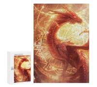 Magical Fire Dragon Artwork -1 Puzzle 1000 Pièces Educa Jouet en Bois Cadeau Unique Décoration Intérieure Jeu Éducatif Challenge Toy Adultes Et Enfants À Partir De 14 Ans 300 PCS