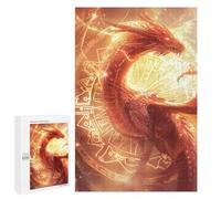 Magical Fire Dragon Artwork -1 Puzzle 1000 Pièces Educa Jouet en Bois Cadeau Unique Décoration Intérieure Jeu Éducatif Challenge Toy Adultes Et Enfants À Partir De 14 Ans 1000 PCS