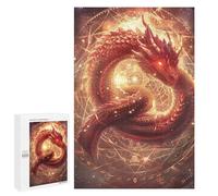 Magical Fire Dragon Artwork Puzzle 1000 Pièces Educa Jouet en Bois Cadeau Unique Décoration Intérieure Jeu Éducatif Challenge Toy Adultes Et Enfants À Partir De 14 Ans 1000 PCS