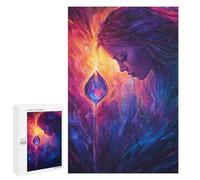 Magical Fire Drop Painting Puzzle 1000 Pièces Educa Jouet en Bois Cadeau Unique Décoration Intérieure Jeu Éducatif Challenge Toy Adultes Et Enfants À Partir De 14 Ans 1000 PCS