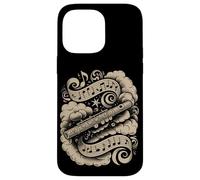 Magical Flute Surrounded by Clouds and Music Coque pour iPhone 14 Pro Max