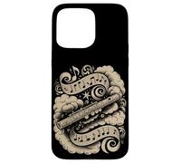 Magical Flute Surrounded by Clouds and Music Coque pour iPhone 15 Pro Max